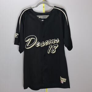 Wake Forest Deacons #18 Colosseum Baseball Jersey Black XXL